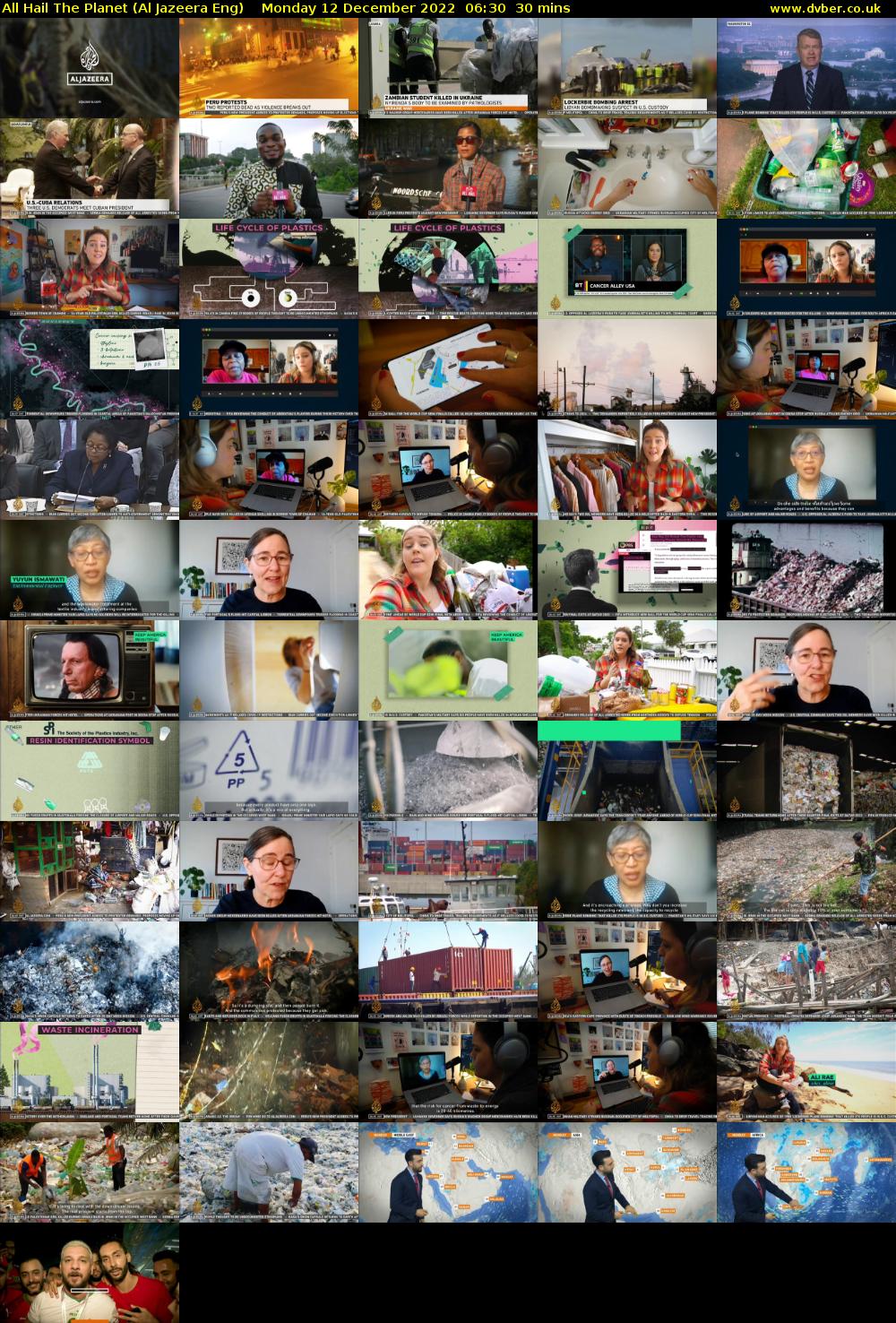 All Hail The Planet (Al Jazeera Eng) Monday 12 December 2022 06:30 - 07:00