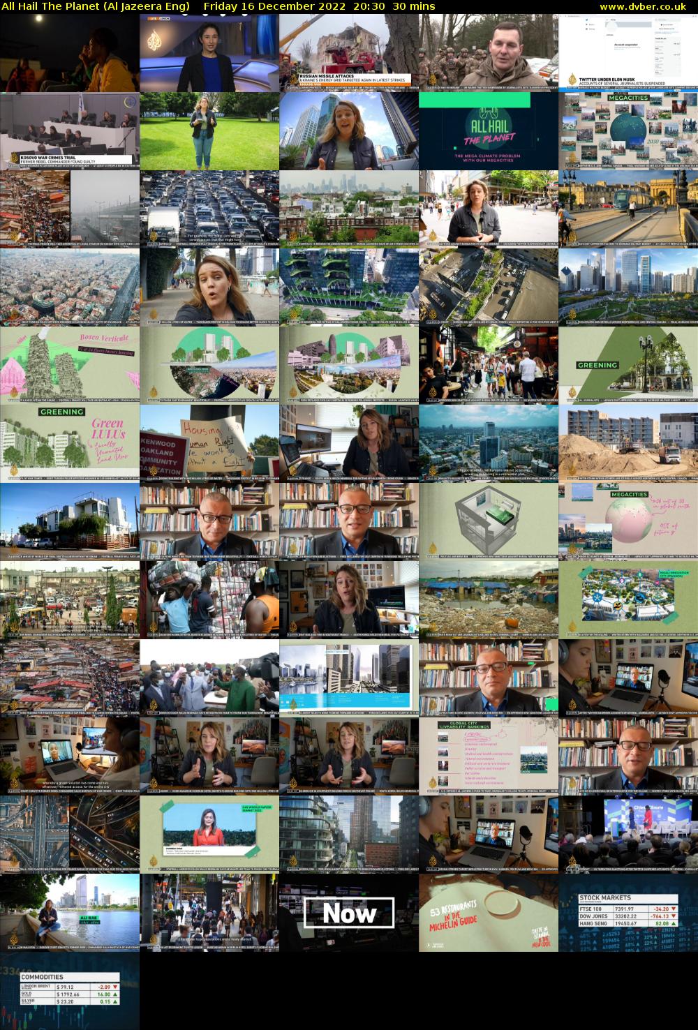 All Hail The Planet (Al Jazeera Eng) Friday 16 December 2022 20:30 - 21:00