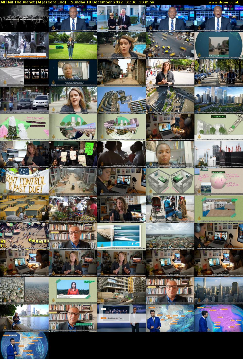 All Hail The Planet (Al Jazeera Eng) Sunday 18 December 2022 01:30 - 02:00