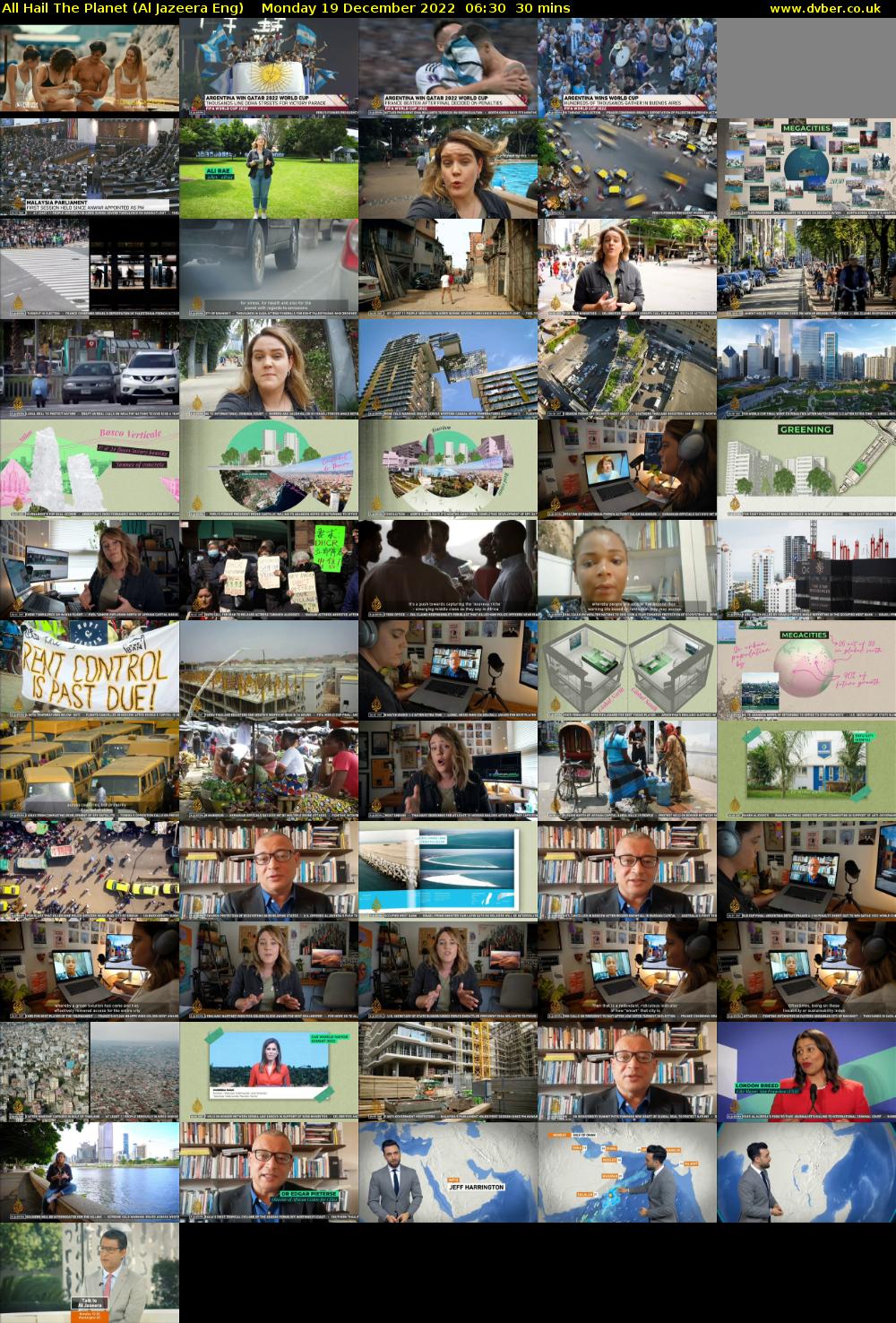 All Hail The Planet (Al Jazeera Eng) Monday 19 December 2022 06:30 - 07:00