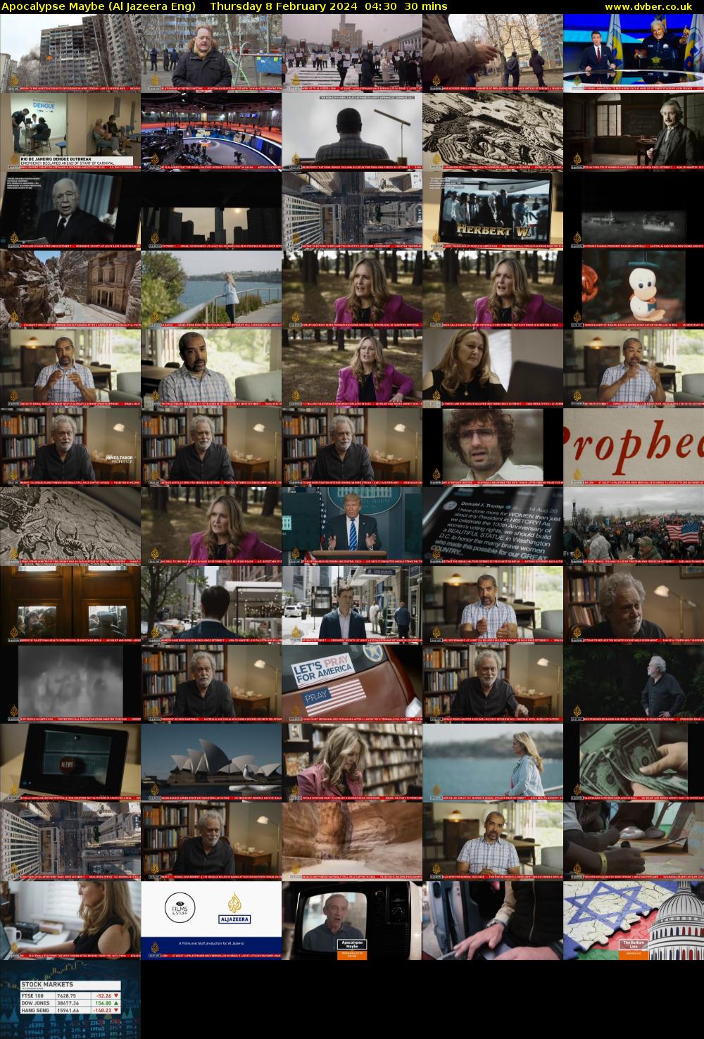 Apocalypse Maybe (Al Jazeera Eng) Thursday 8 February 2024 04:30 - 05:00