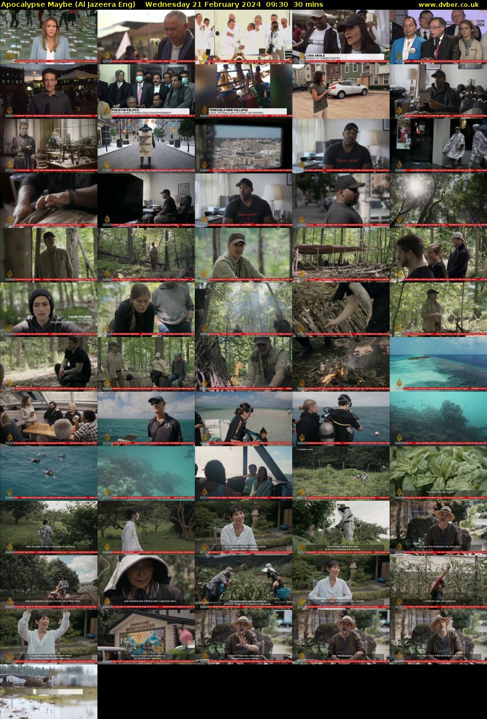 Apocalypse Maybe (Al Jazeera Eng) Wednesday 21 February 2024 09:30 - 10:00