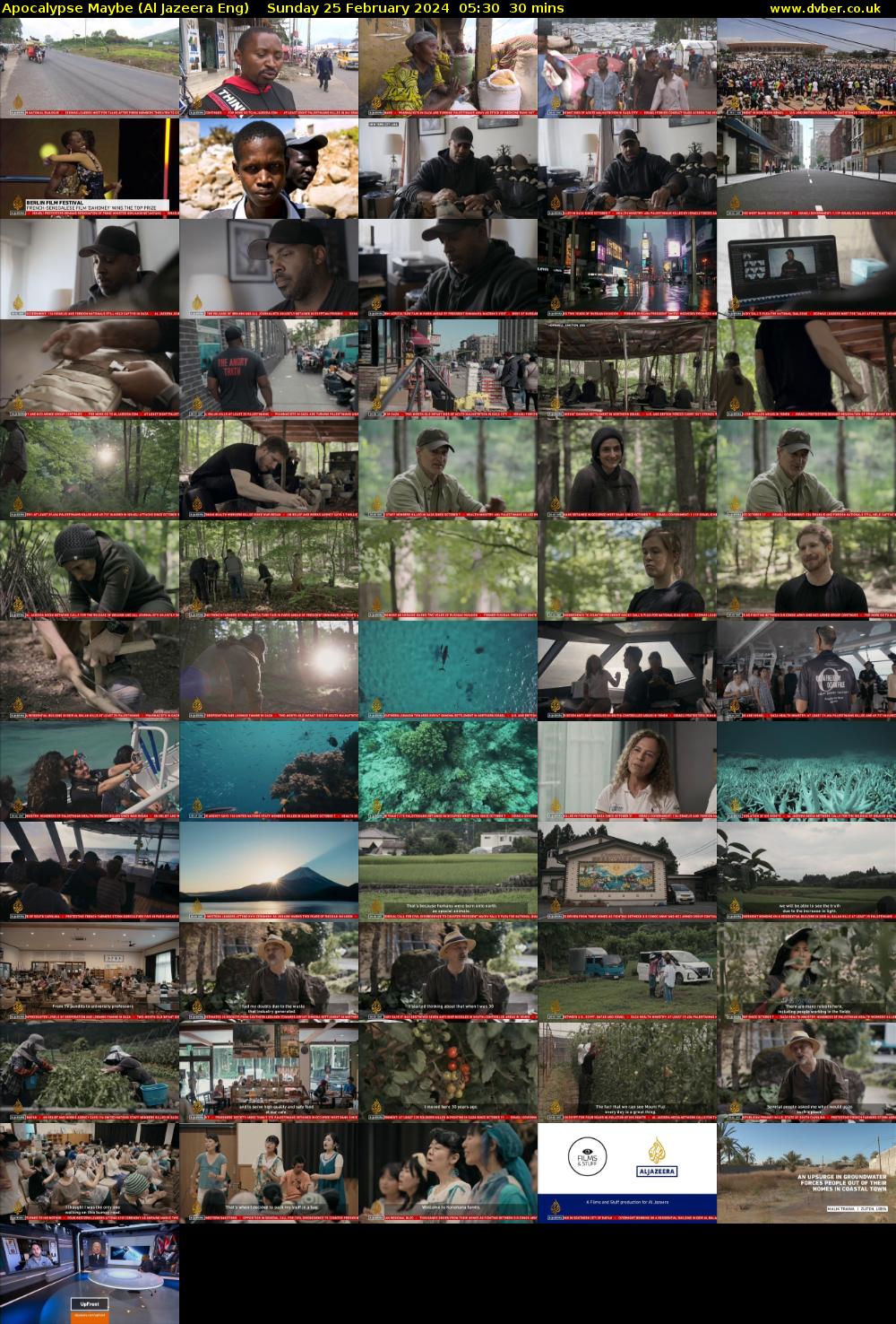 Apocalypse Maybe (Al Jazeera Eng) Sunday 25 February 2024 05:30 - 06:00