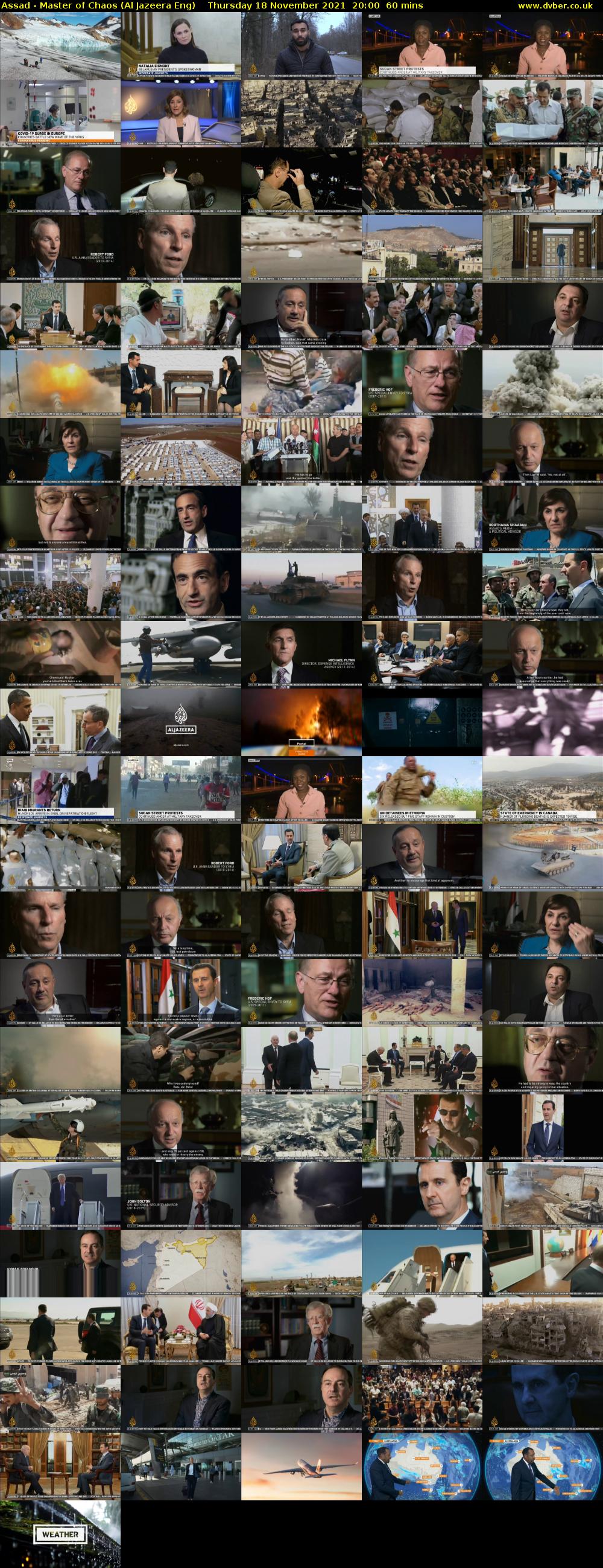 Assad - Master of Chaos (Al Jazeera Eng) Thursday 18 November 2021 20:00 - 21:00