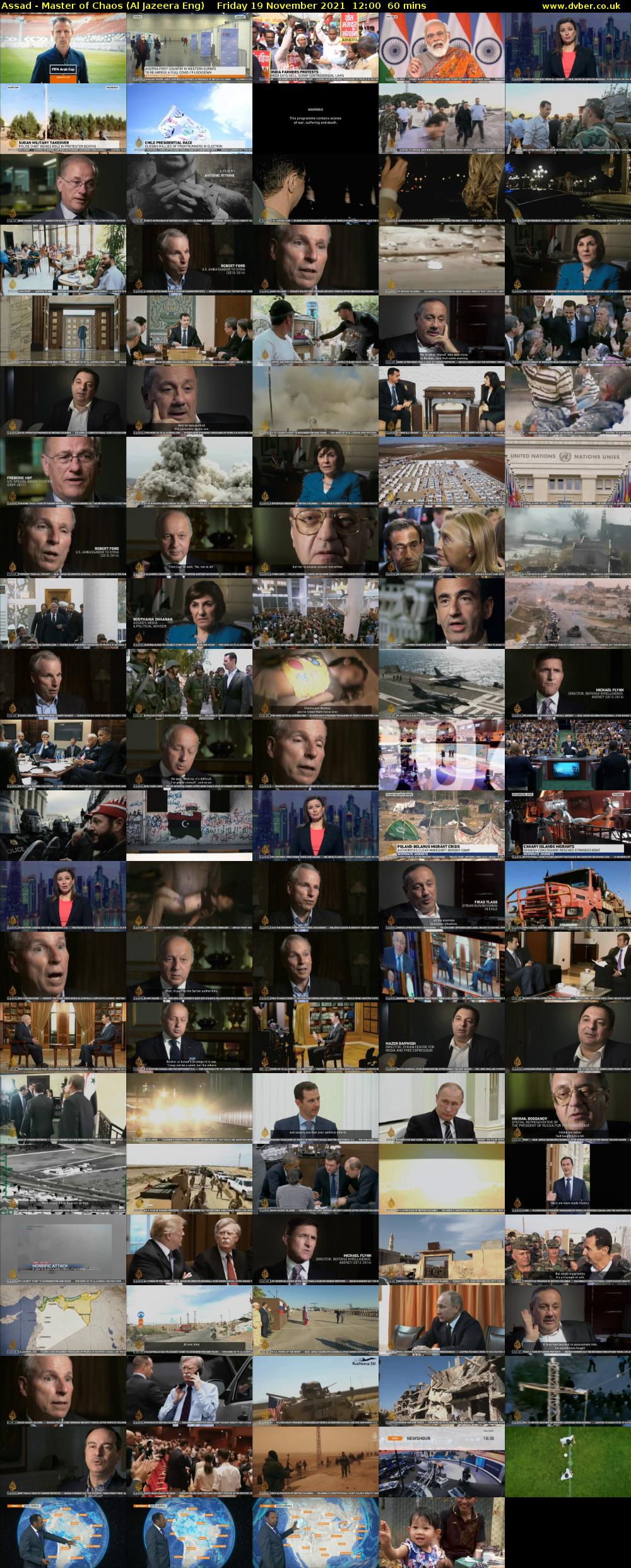 Assad - Master of Chaos (Al Jazeera Eng) Friday 19 November 2021 12:00 - 13:00