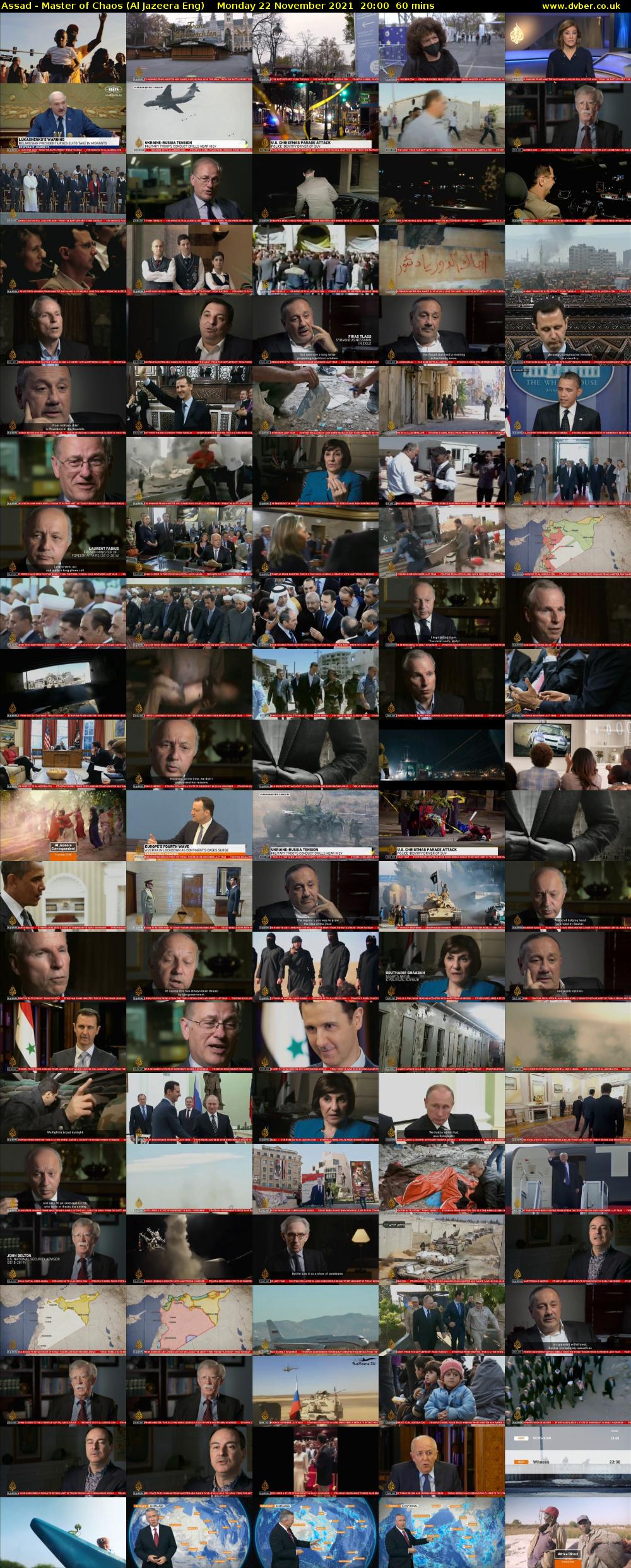 Assad - Master of Chaos (Al Jazeera Eng) Monday 22 November 2021 20:00 - 21:00