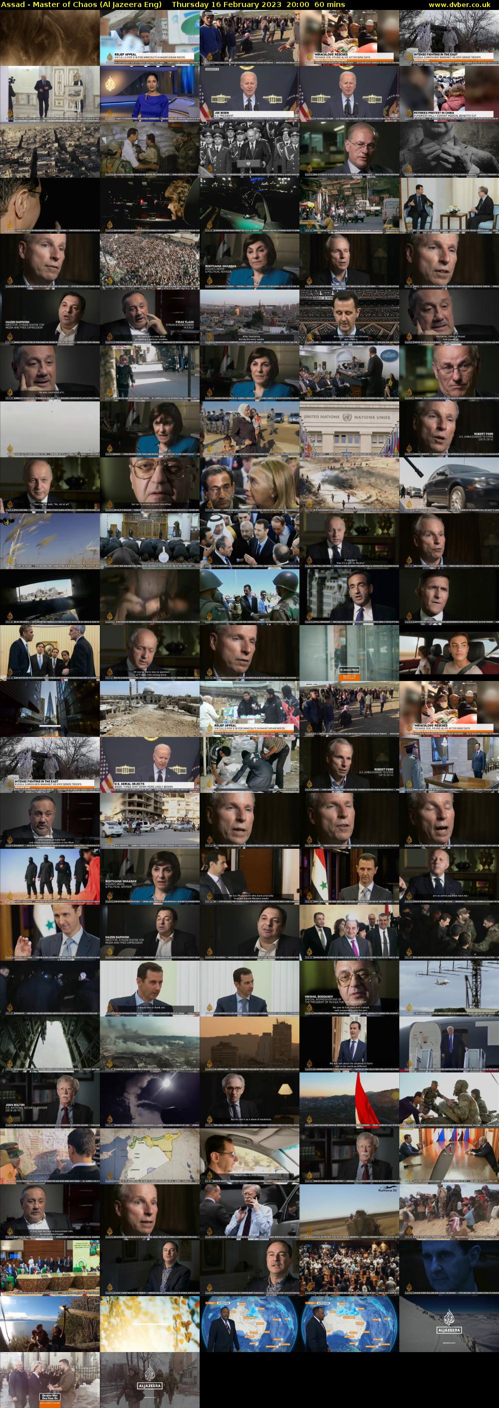 Assad - Master of Chaos (Al Jazeera Eng) Thursday 16 February 2023 20:00 - 21:00
