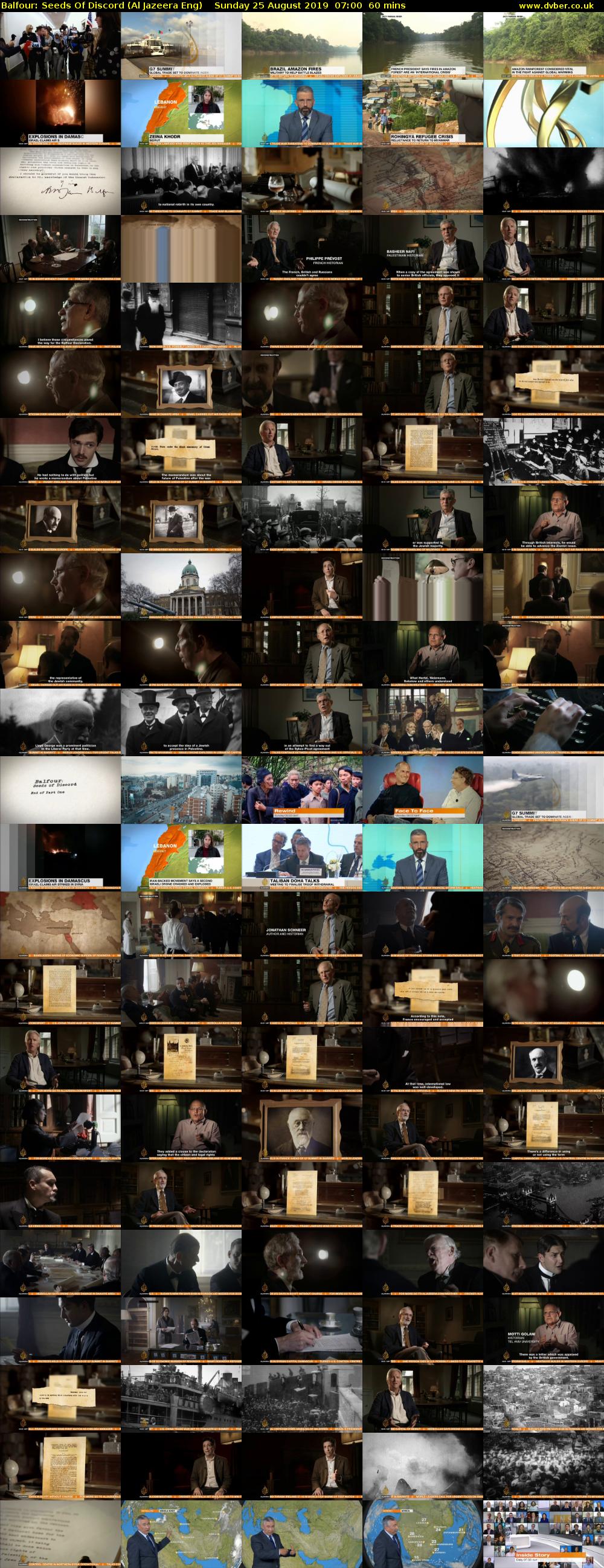 Balfour: Seeds Of Discord (Al Jazeera Eng) Sunday 25 August 2019 07:00 - 08:00