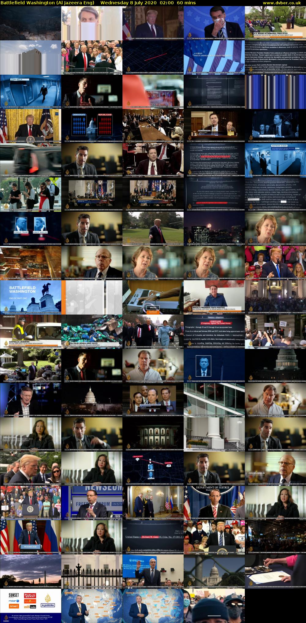 Battlefield Washington (Al Jazeera Eng) Wednesday 8 July 2020 02:00 - 03:00
