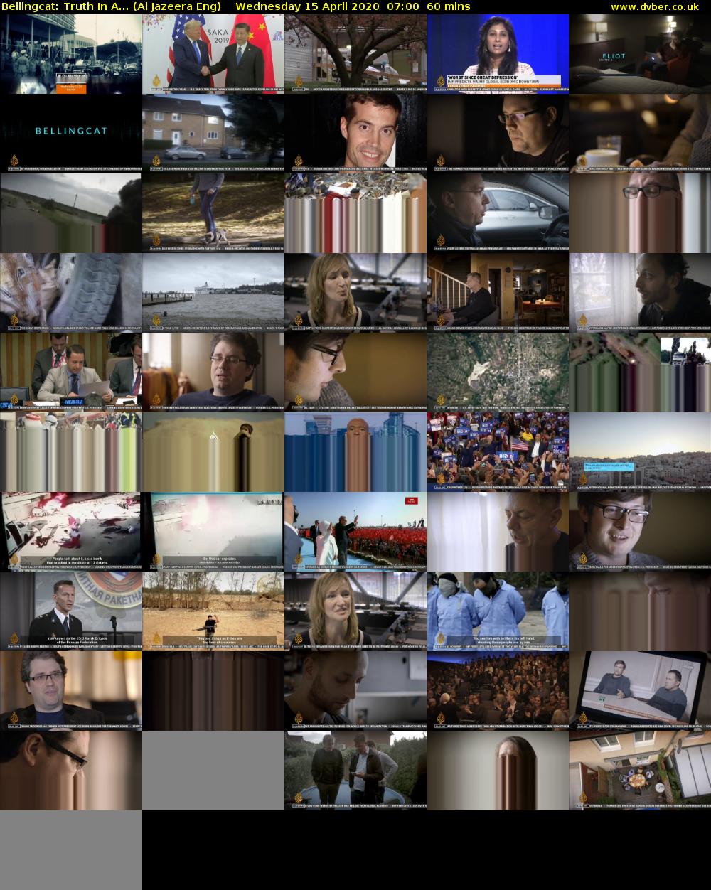 Bellingcat: Truth In A... (Al Jazeera Eng) Wednesday 15 April 2020 07:00 - 08:00