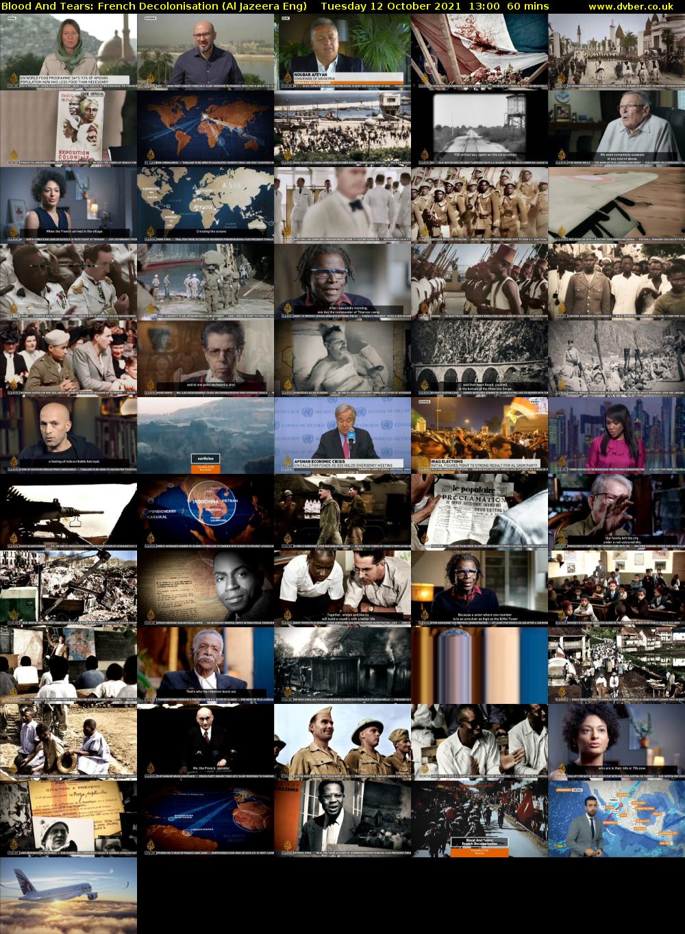 Blood And Tears: French Decolonisation (Al Jazeera Eng) Tuesday 12 October 2021 13:00 - 14:00