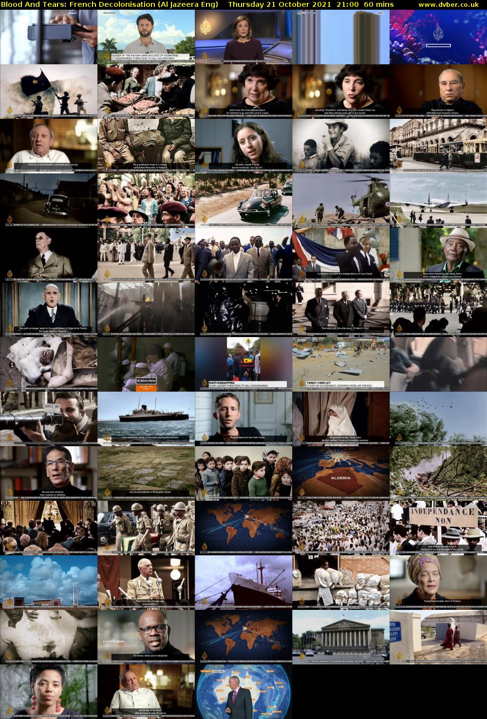 Blood And Tears: French Decolonisation (Al Jazeera Eng) Thursday 21 October 2021 21:00 - 22:00