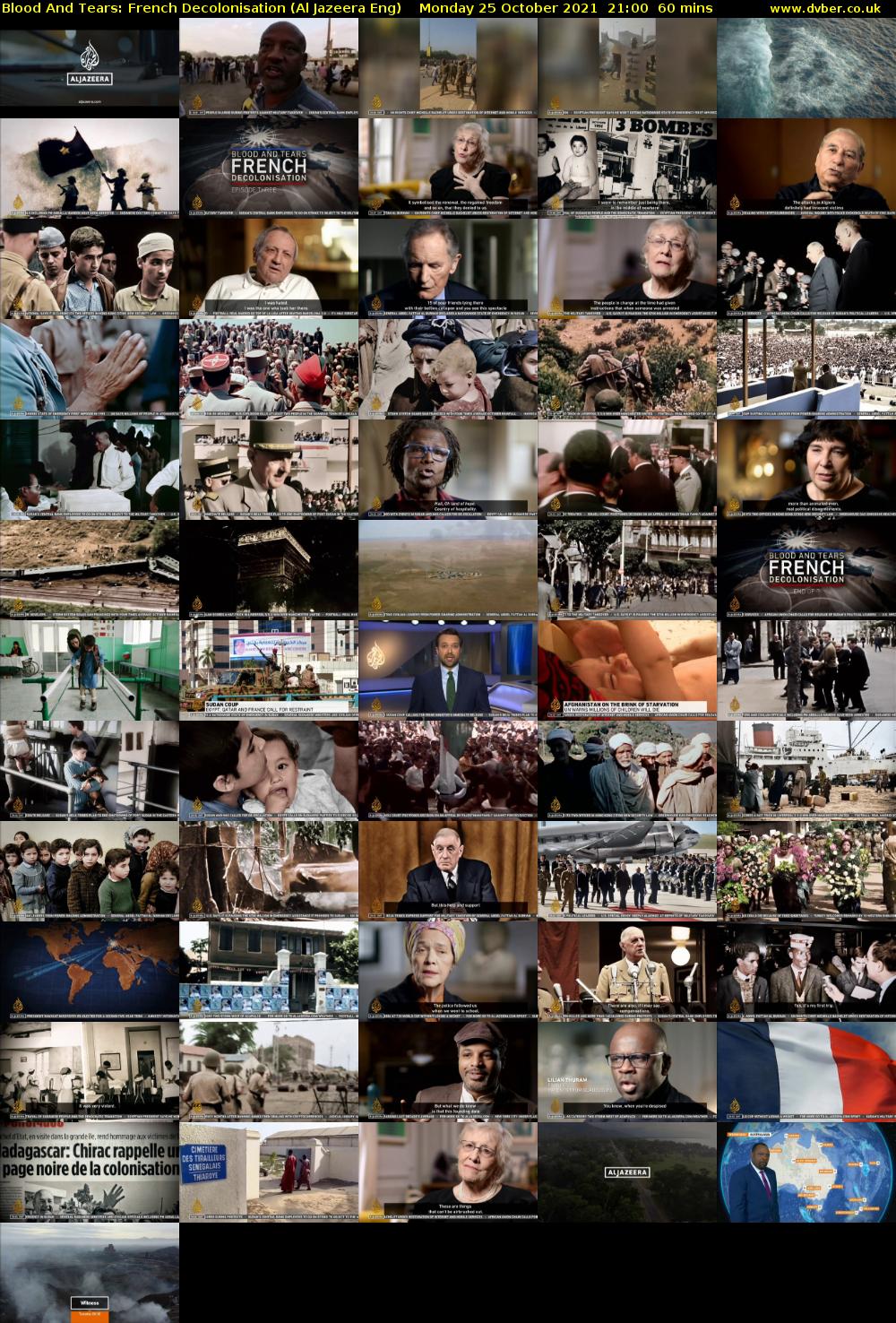 Blood And Tears: French Decolonisation (Al Jazeera Eng) Monday 25 October 2021 21:00 - 22:00