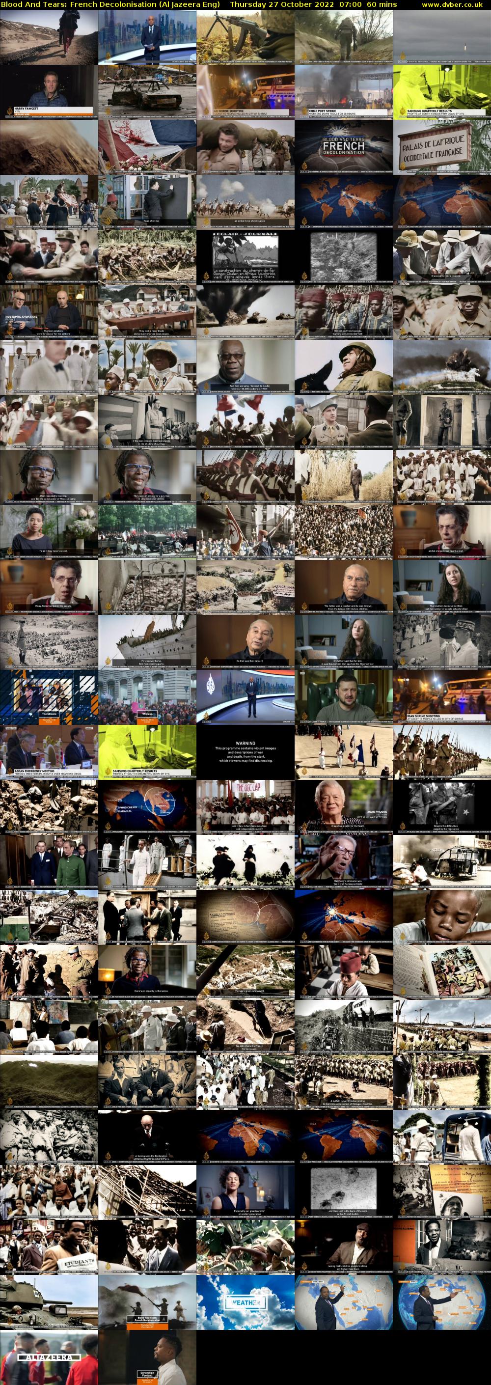 Blood And Tears: French Decolonisation (Al Jazeera Eng) Thursday 27 October 2022 07:00 - 08:00