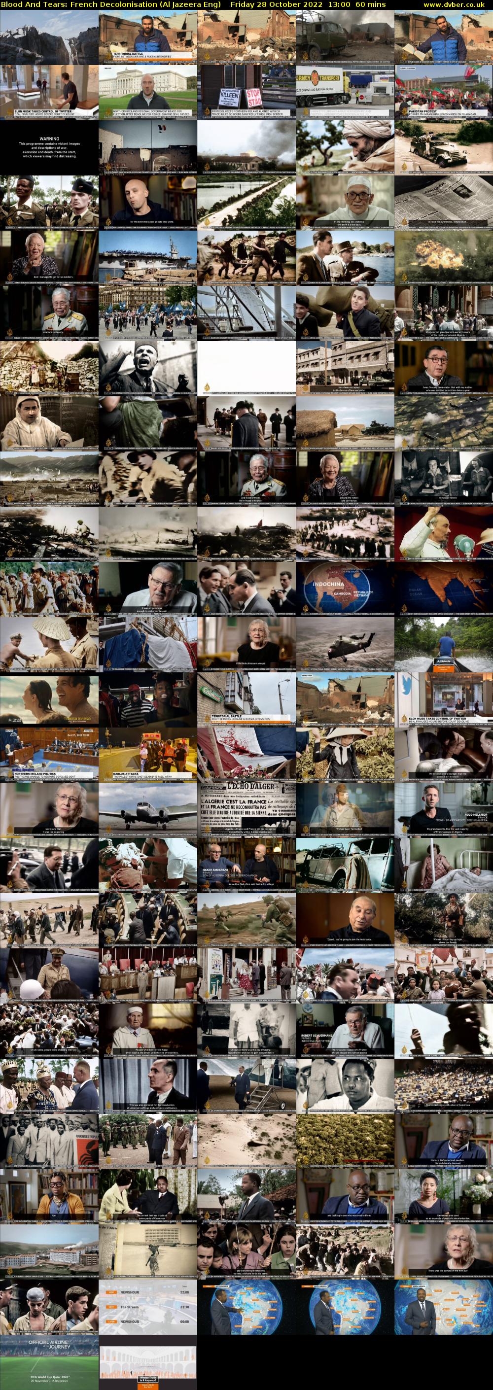 Blood And Tears: French Decolonisation (Al Jazeera Eng) Friday 28 October 2022 13:00 - 14:00