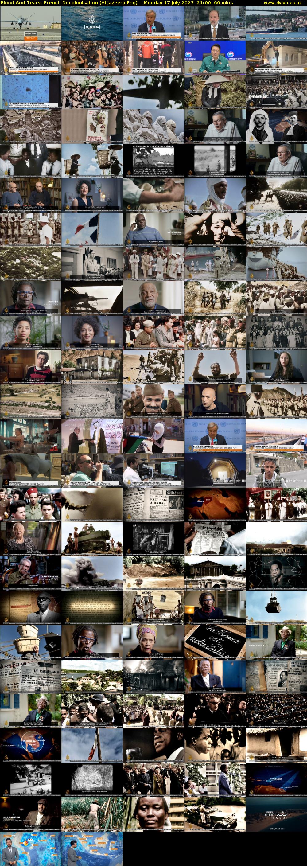 Blood And Tears: French Decolonisation (Al Jazeera Eng) Monday 17 July 2023 21:00 - 22:00