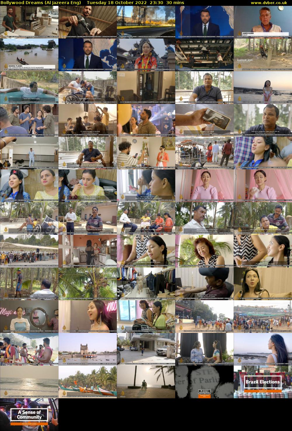 Bollywood Dreams (Al Jazeera Eng) Tuesday 18 October 2022 23:30 - 00:00