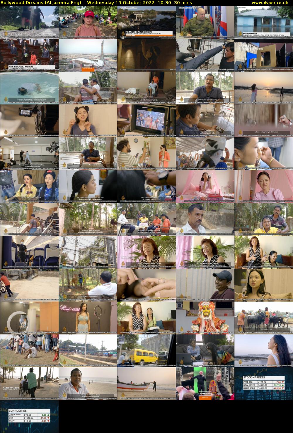 Bollywood Dreams (Al Jazeera Eng) Wednesday 19 October 2022 10:30 - 11:00