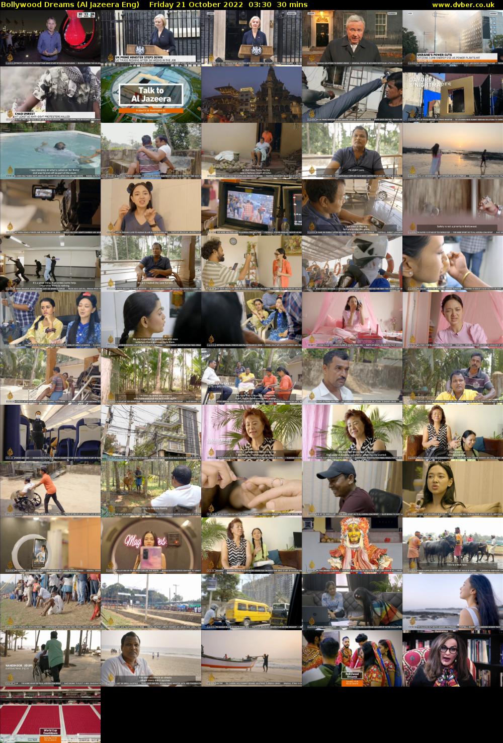 Bollywood Dreams (Al Jazeera Eng) Friday 21 October 2022 03:30 - 04:00