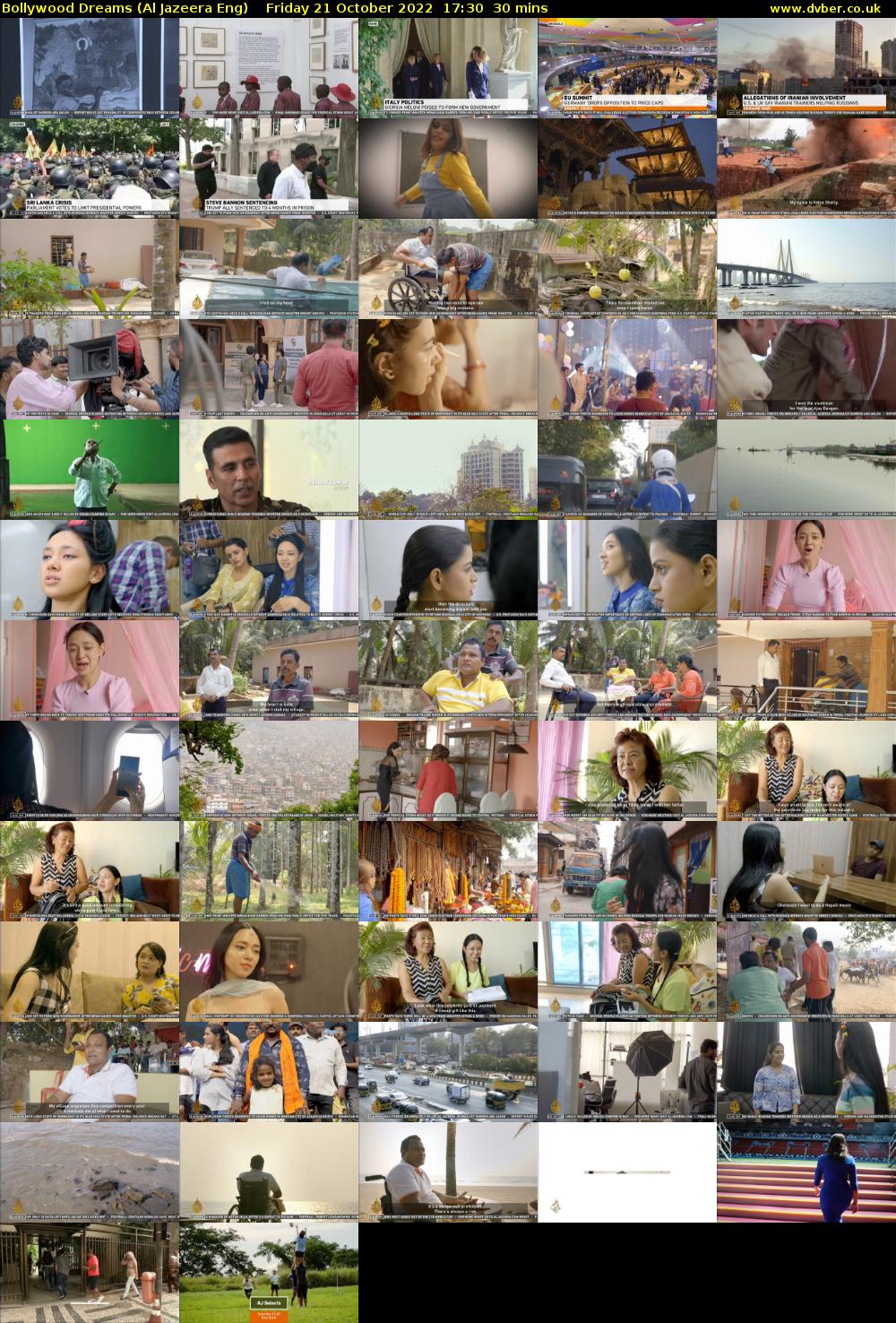 Bollywood Dreams (Al Jazeera Eng) Friday 21 October 2022 17:30 - 18:00