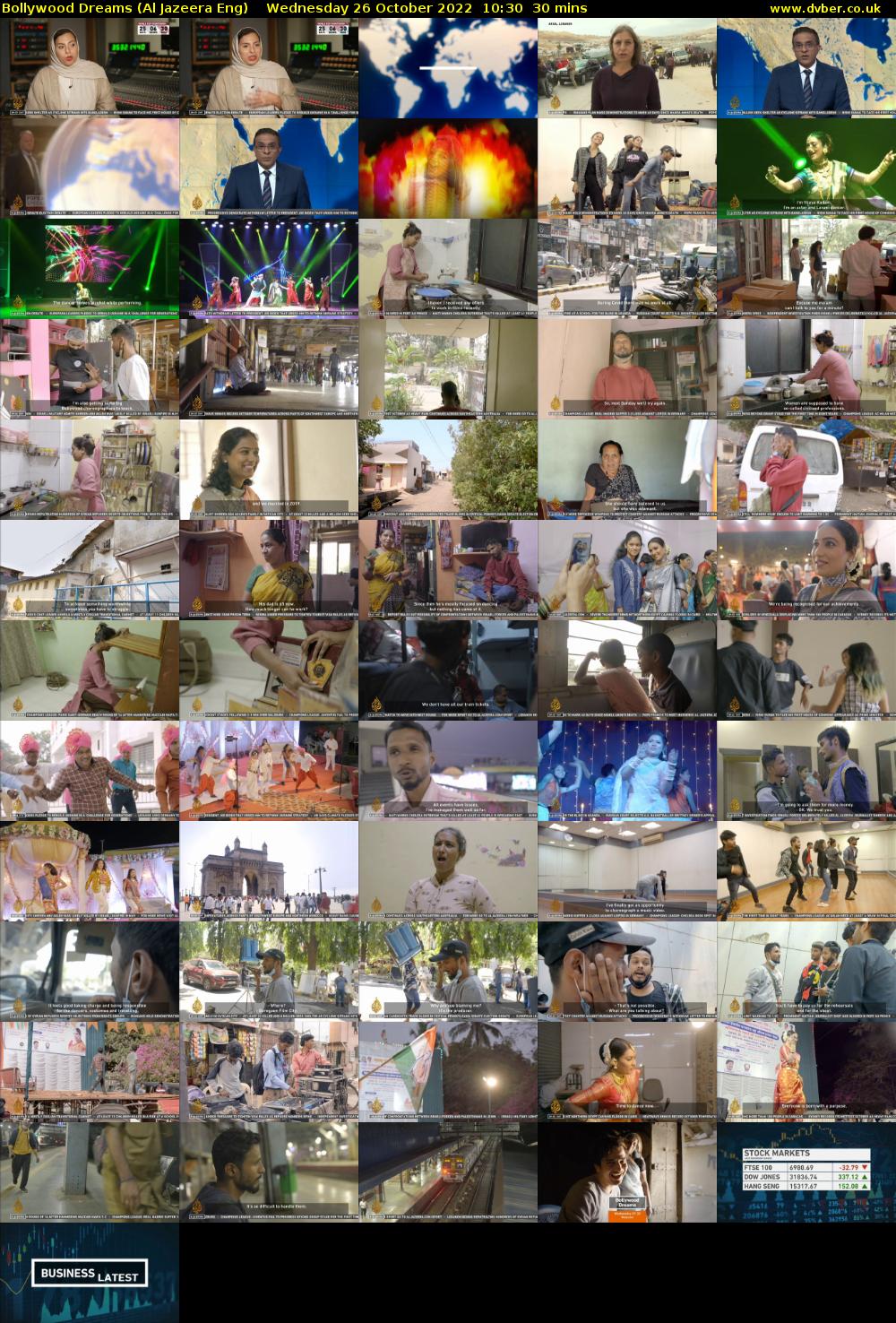 Bollywood Dreams (Al Jazeera Eng) Wednesday 26 October 2022 10:30 - 11:00