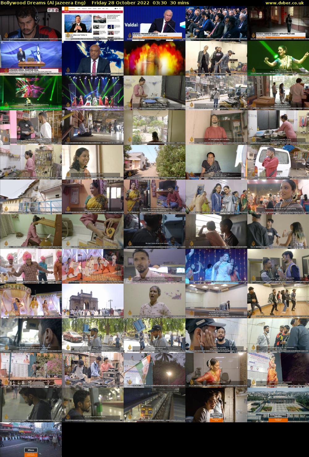 Bollywood Dreams (Al Jazeera Eng) Friday 28 October 2022 03:30 - 04:00