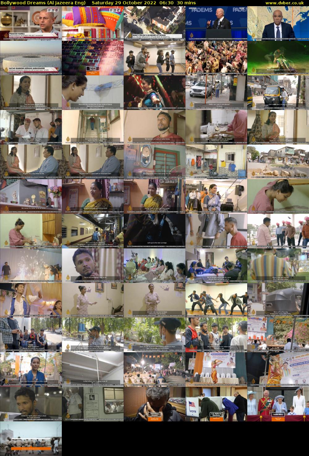 Bollywood Dreams (Al Jazeera Eng) Saturday 29 October 2022 06:30 - 07:00