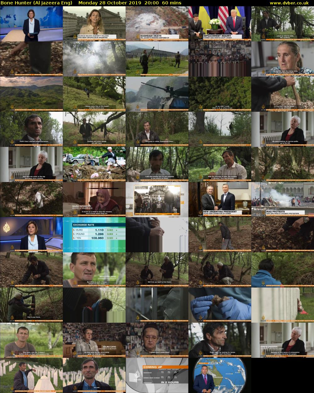 Bone Hunter (Al Jazeera Eng) Monday 28 October 2019 20:00 - 21:00