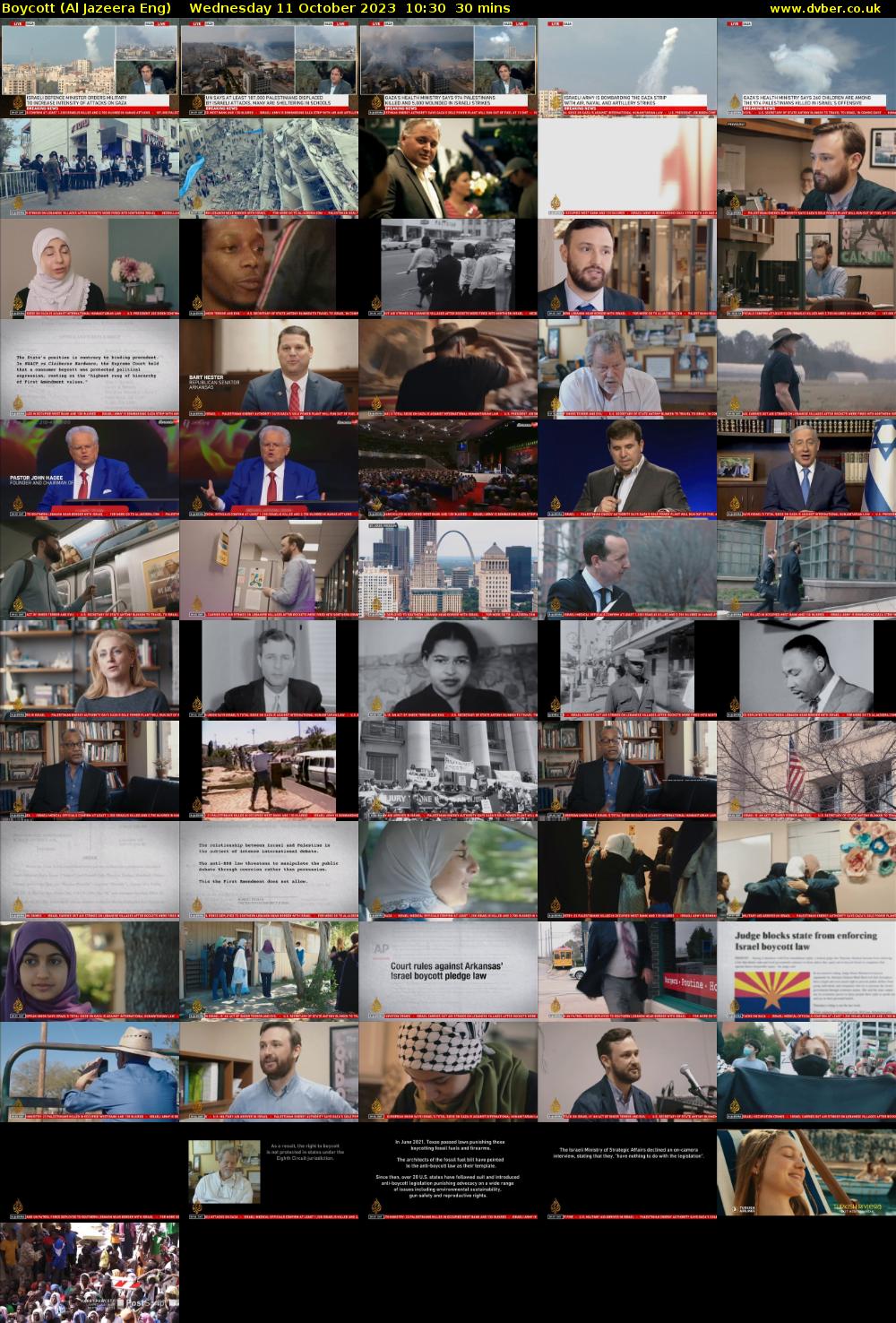 Boycott (Al Jazeera Eng) Wednesday 11 October 2023 10:30 - 11:00