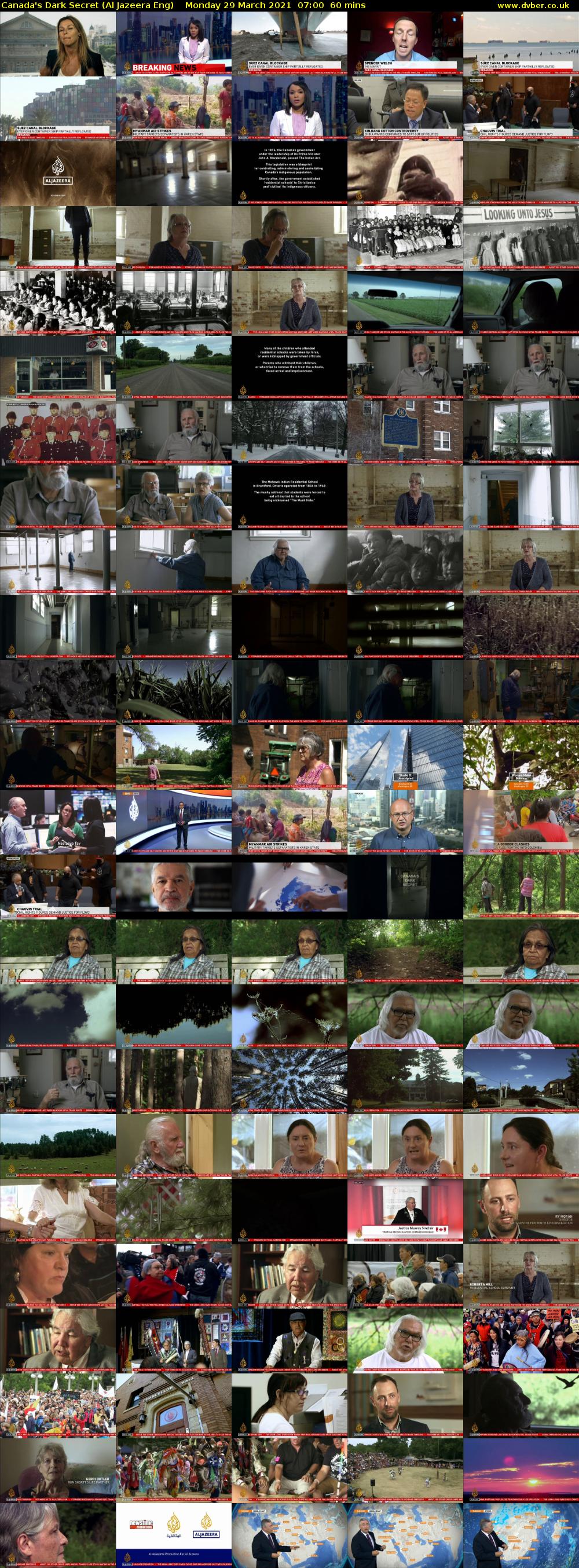 Canada's Dark Secret (Al Jazeera Eng) Monday 29 March 2021 07:00 - 08:00