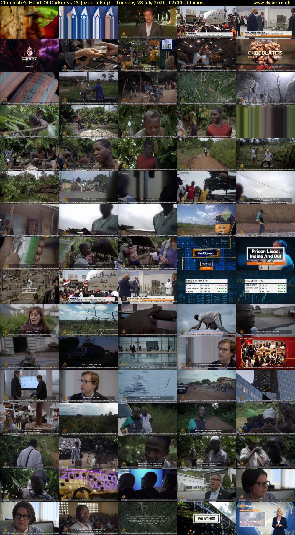 Chocolate's Heart Of Darkness (Al Jazeera Eng) Tuesday 28 July 2020 02:00 - 03:00