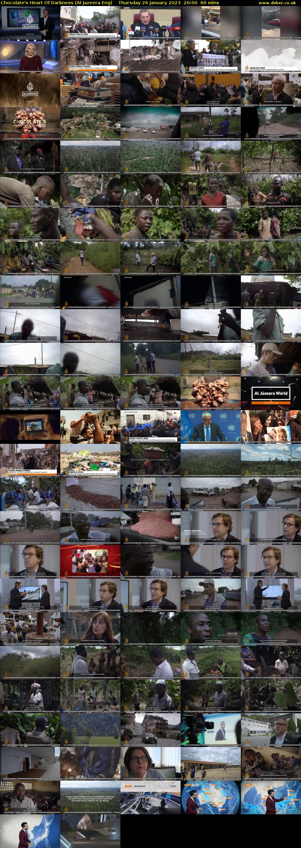 Chocolate's Heart Of Darkness (Al Jazeera Eng) Thursday 26 January 2023 20:00 - 21:00