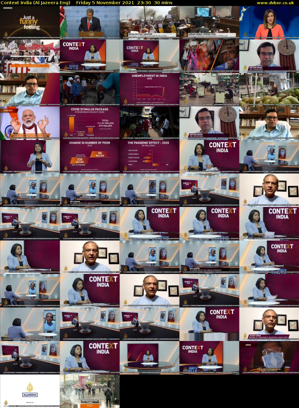 Context India (Al Jazeera Eng) Friday 5 November 2021 23:30 - 00:00