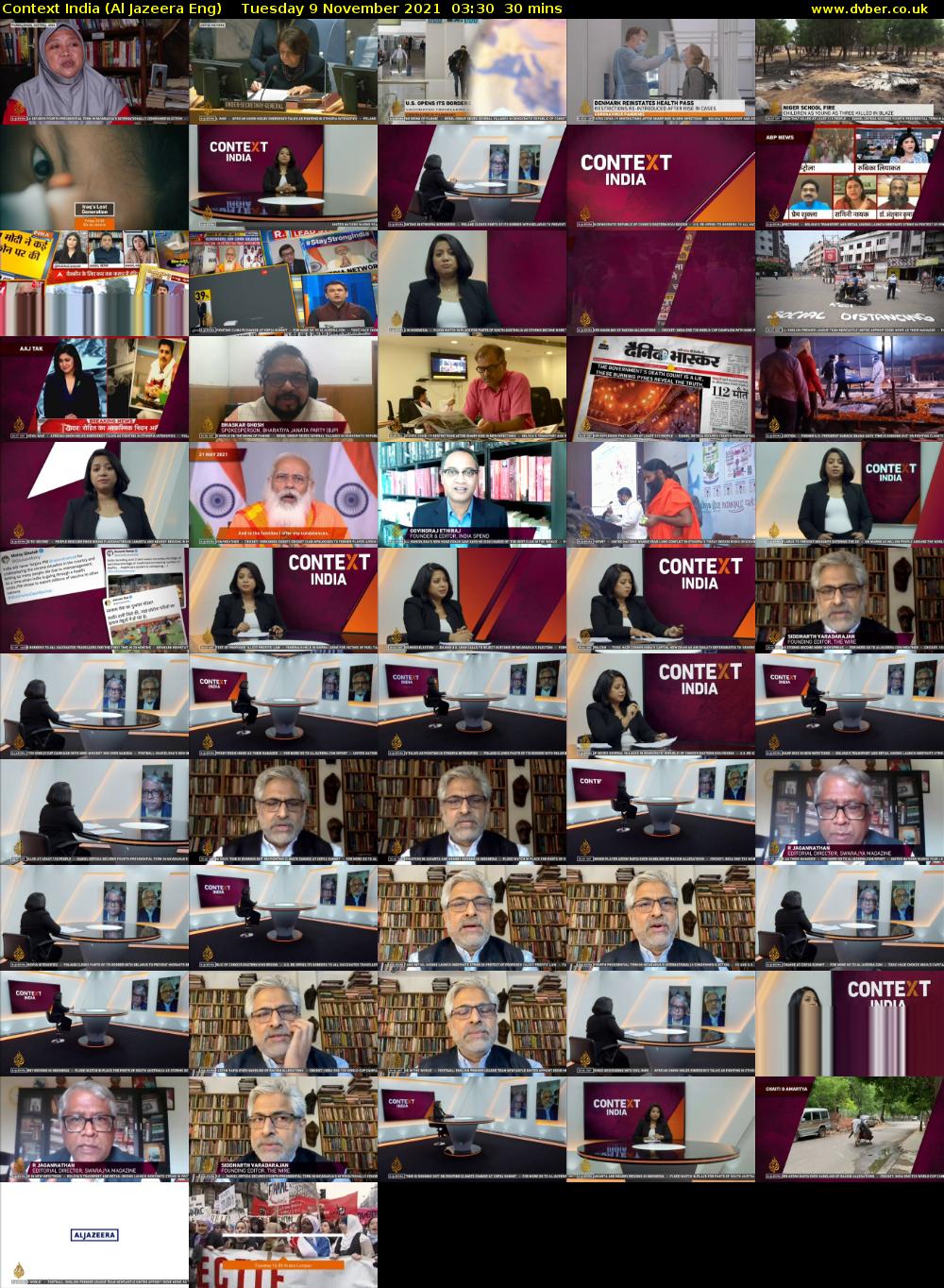 Context India (Al Jazeera Eng) Tuesday 9 November 2021 03:30 - 04:00