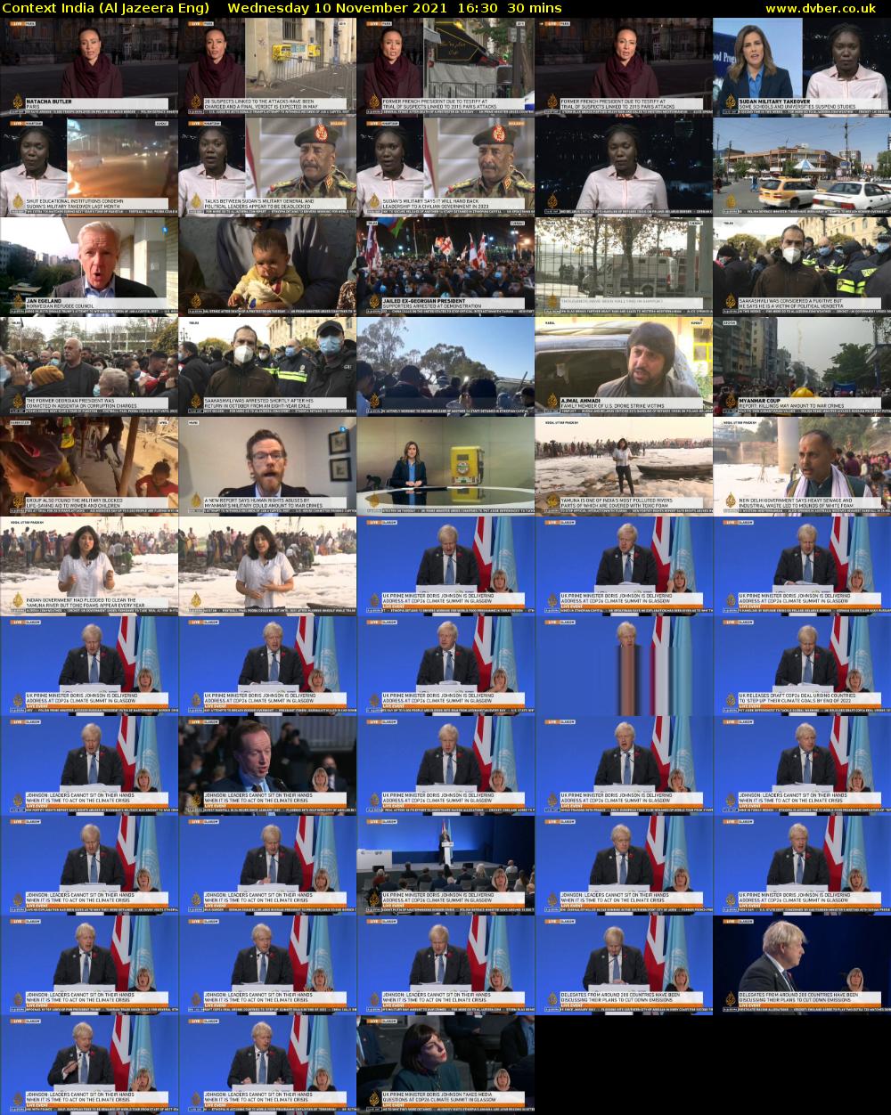 Context India (Al Jazeera Eng) Wednesday 10 November 2021 16:30 - 17:00