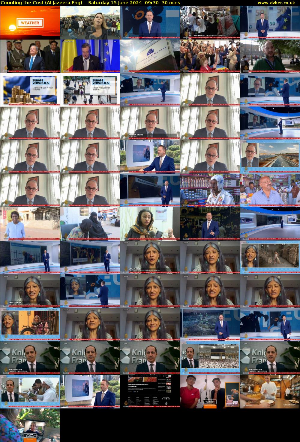 Counting the Cost (Al Jazeera Eng) Saturday 15 June 2024 09:30 - 10:00