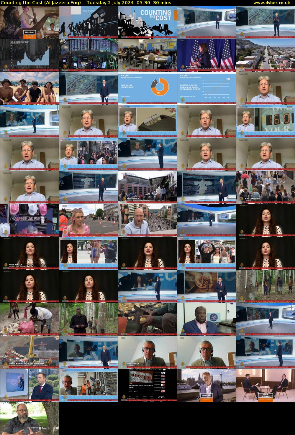 Counting the Cost (Al Jazeera Eng) Tuesday 2 July 2024 05:30 - 06:00