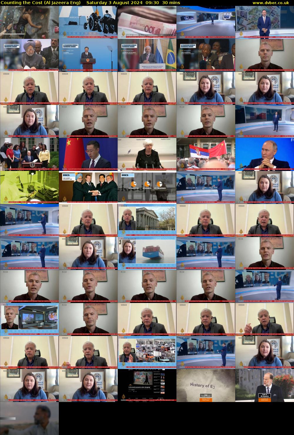 Counting the Cost (Al Jazeera Eng) Saturday 3 August 2024 09:30 - 10:00