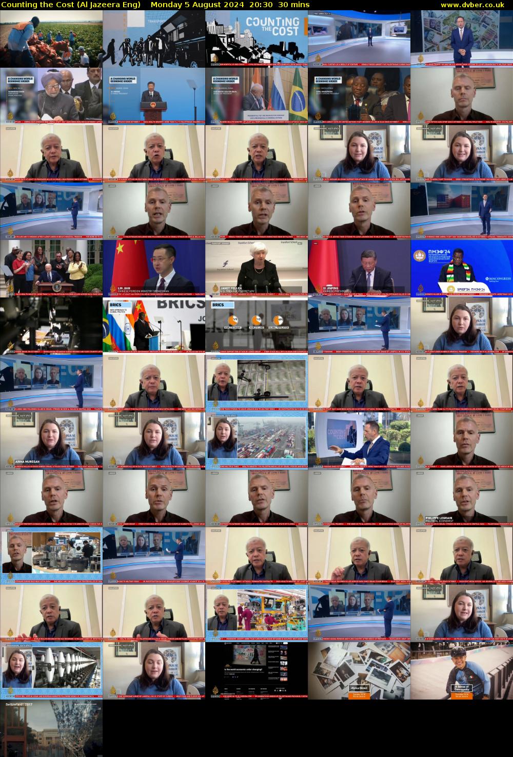 Counting the Cost (Al Jazeera Eng) Monday 5 August 2024 20:30 - 21:00