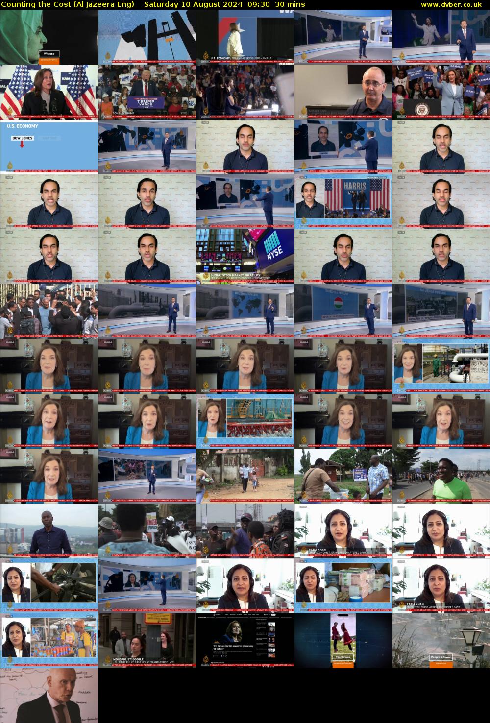 Counting the Cost (Al Jazeera Eng) Saturday 10 August 2024 09:30 - 10:00