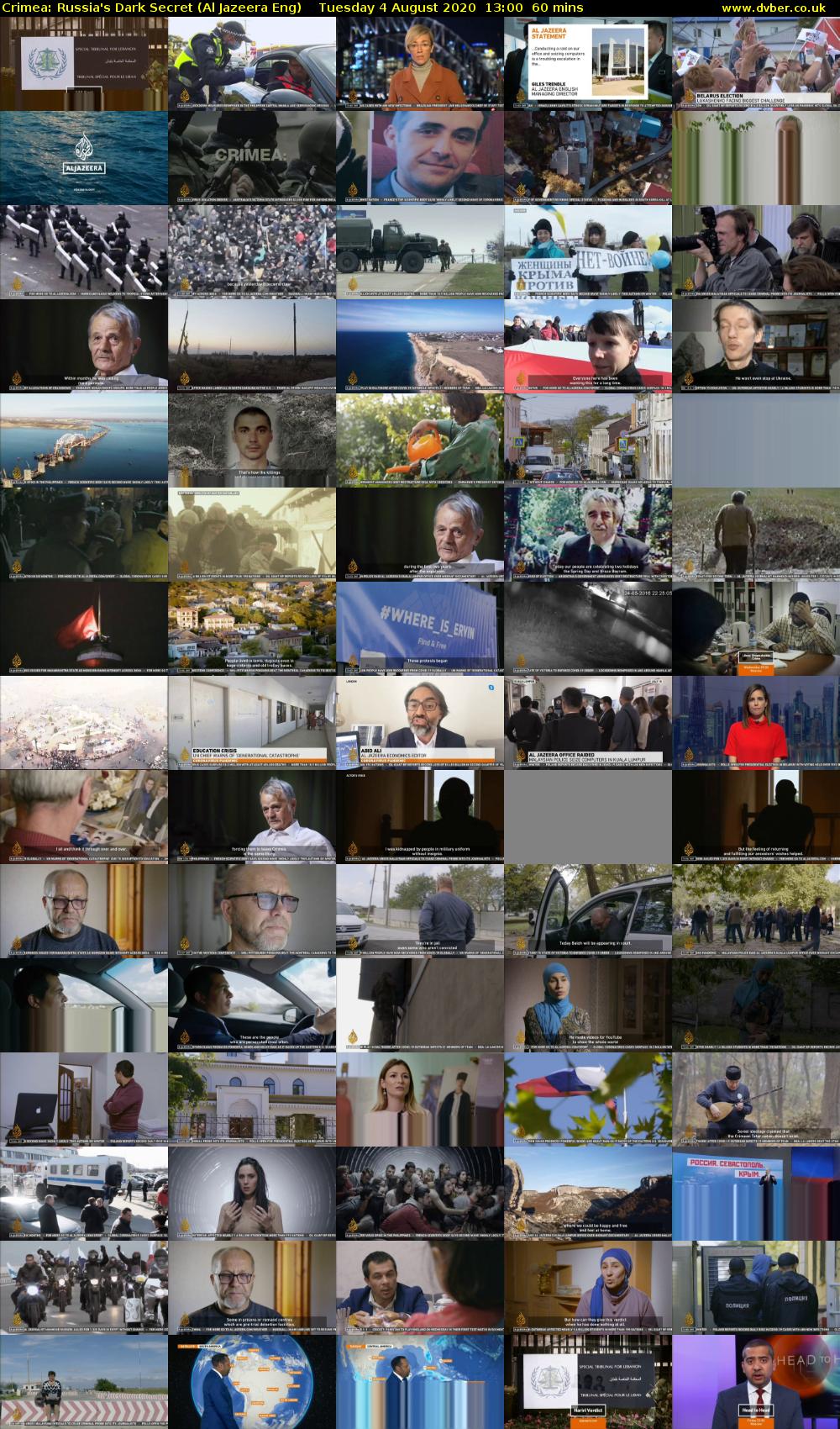 Crimea: Russia's Dark Secret (Al Jazeera Eng) Tuesday 4 August 2020 13:00 - 14:00