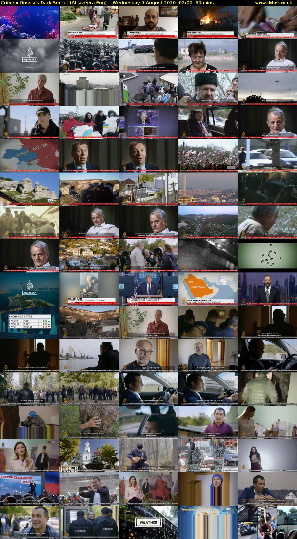 Crimea: Russia's Dark Secret (Al Jazeera Eng) Wednesday 5 August 2020 02:00 - 03:00