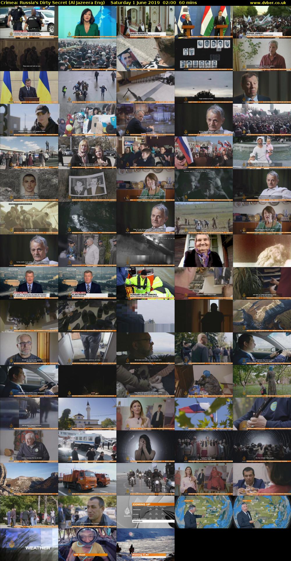 Crimea: Russia's Dirty Secret (Al Jazeera Eng) Saturday 1 June 2019 02:00 - 03:00