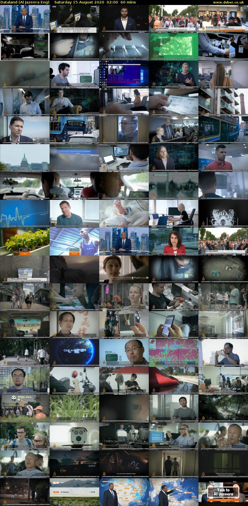 Dataland (Al Jazeera Eng) Saturday 15 August 2020 02:00 - 03:00