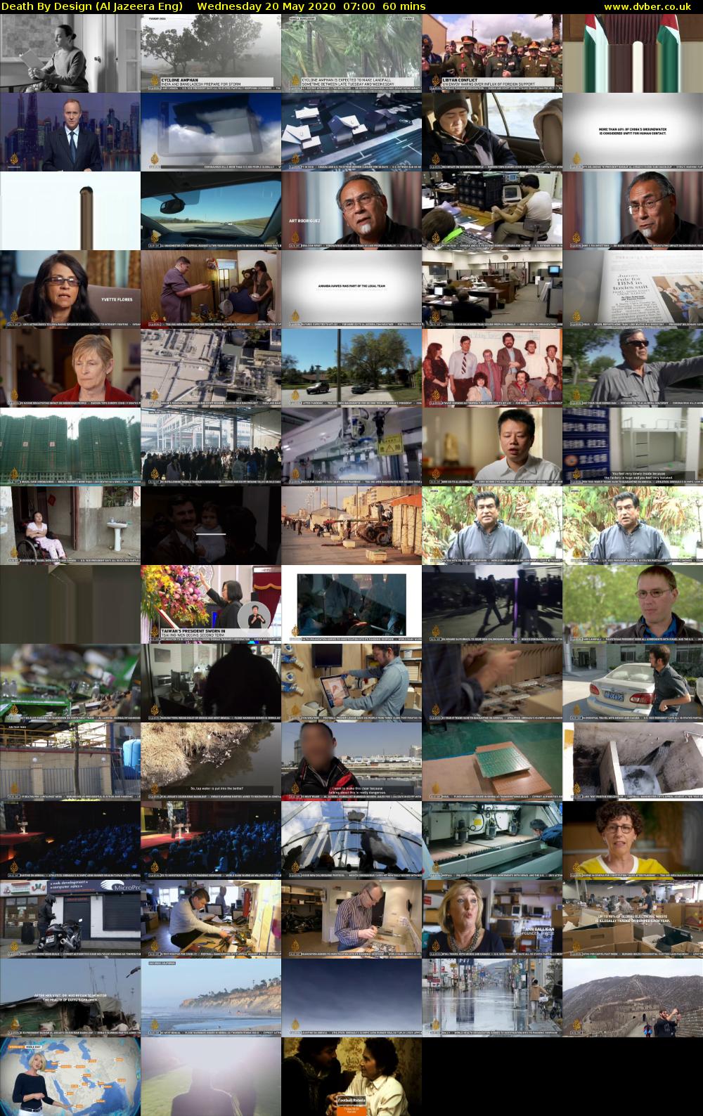 Death By Design (Al Jazeera Eng) Wednesday 20 May 2020 07:00 - 08:00