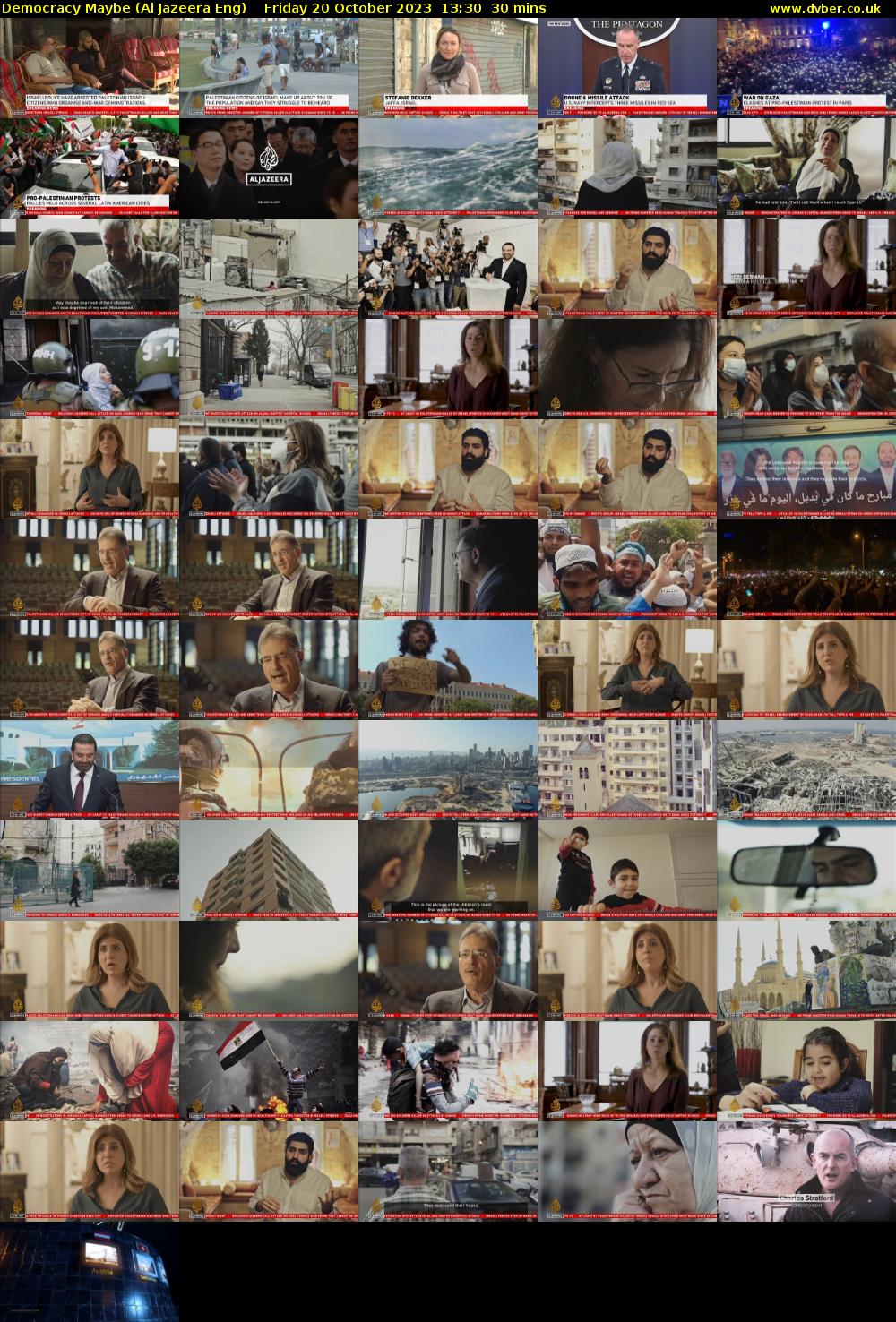 Democracy Maybe (Al Jazeera Eng) Friday 20 October 2023 13:30 - 14:00
