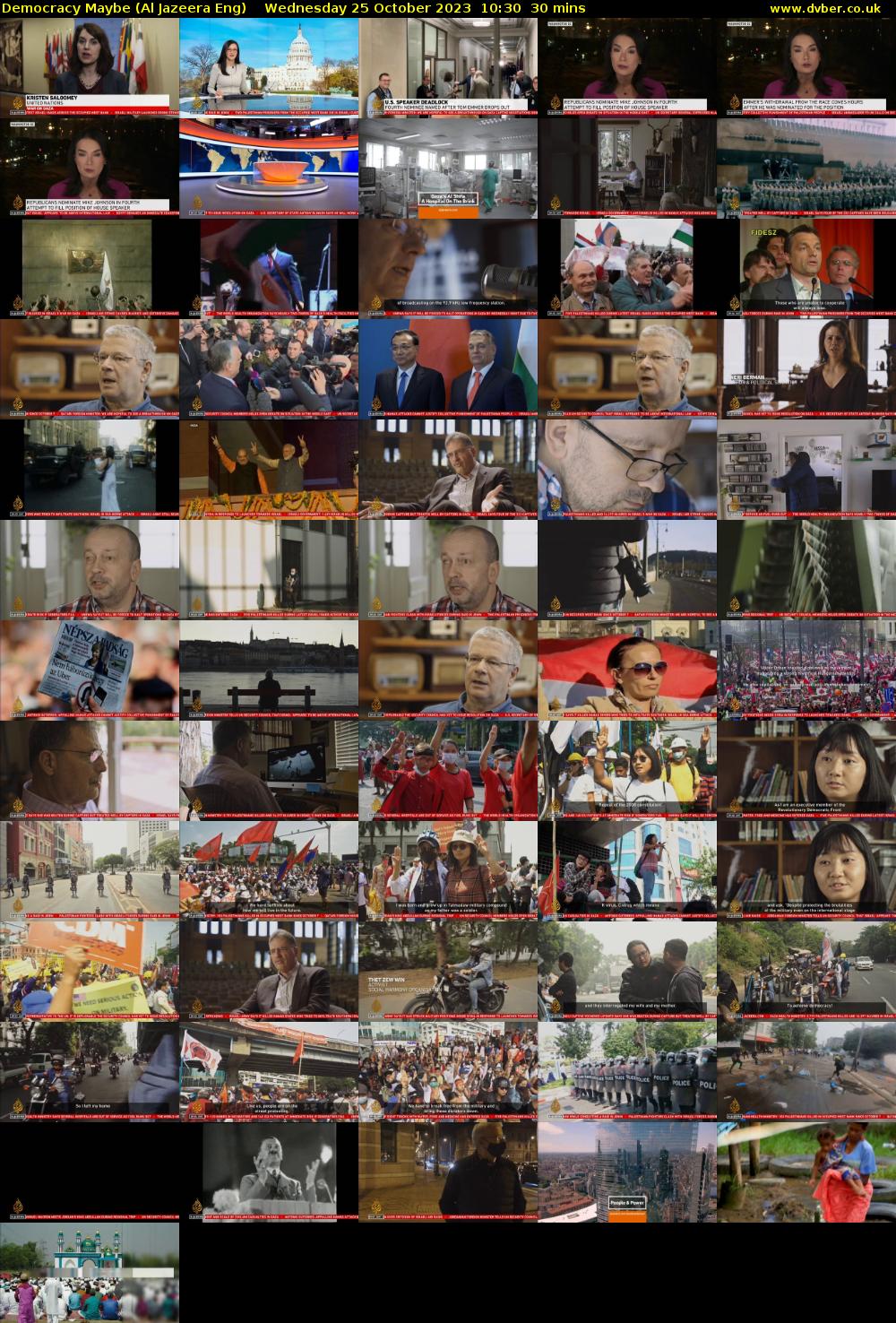Democracy Maybe (Al Jazeera Eng) Wednesday 25 October 2023 10:30 - 11:00