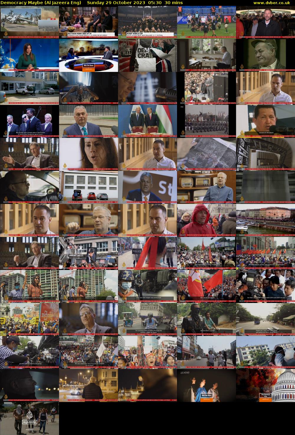 Democracy Maybe (Al Jazeera Eng) Sunday 29 October 2023 05:30 - 06:00