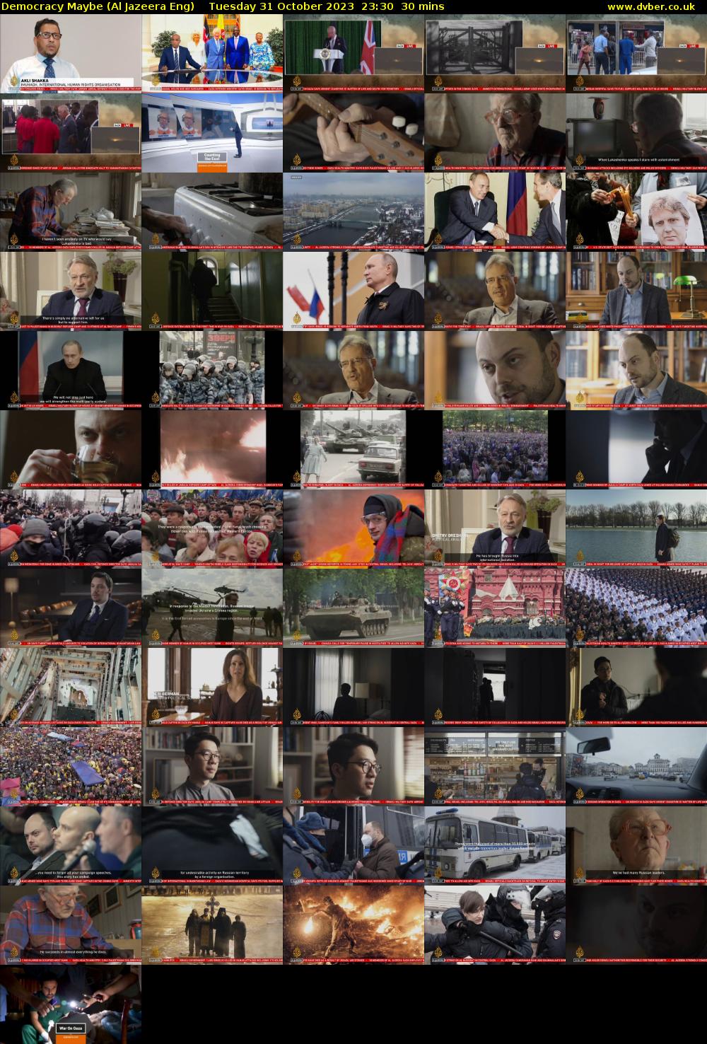 Democracy Maybe (Al Jazeera Eng) Tuesday 31 October 2023 23:30 - 00:00