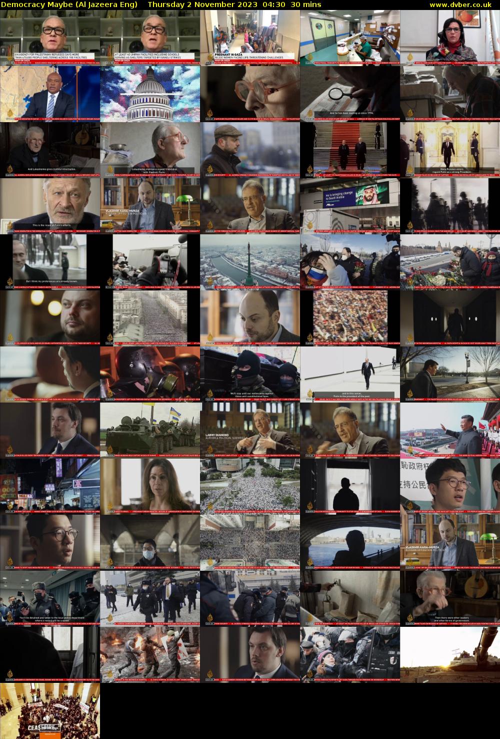 Democracy Maybe (Al Jazeera Eng) Thursday 2 November 2023 04:30 - 05:00